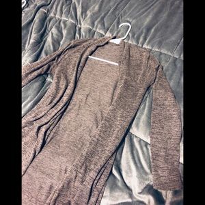 Grey High/Low cardigan